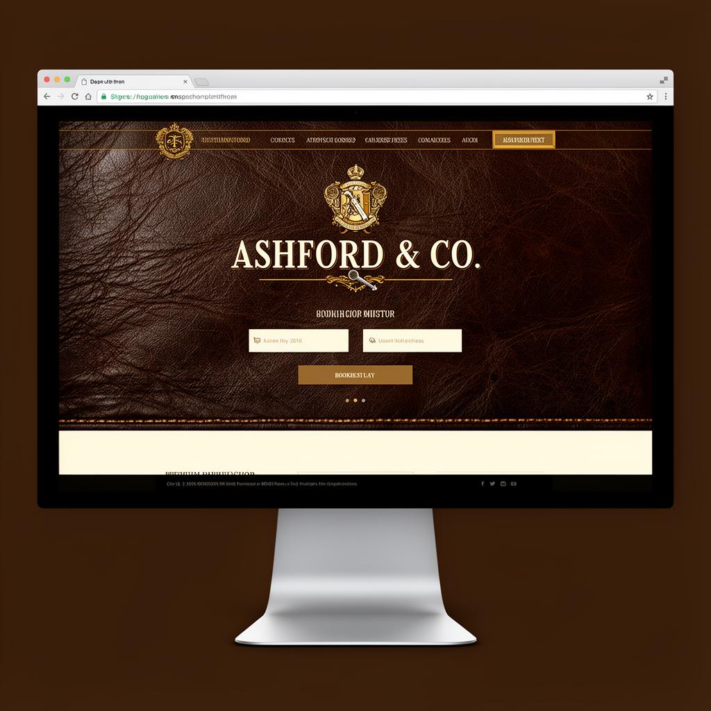 Ashford & Co. — Premium Barbershop website built by Elite Web Group